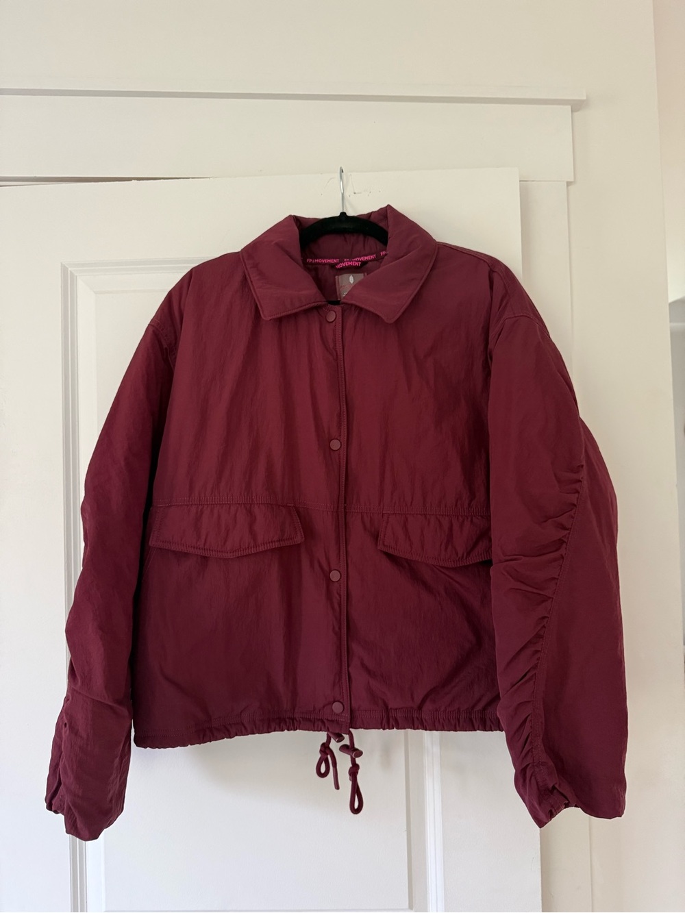 FP Movement by Free People Burgundy Puffer Jacket